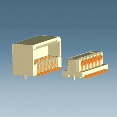 0.5mm單槽側(cè)插板對(duì)板連接器